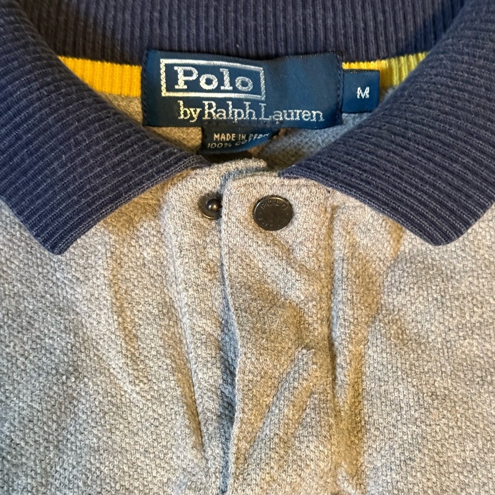 Polo by Ralph Lauren Men's Gray Shirt